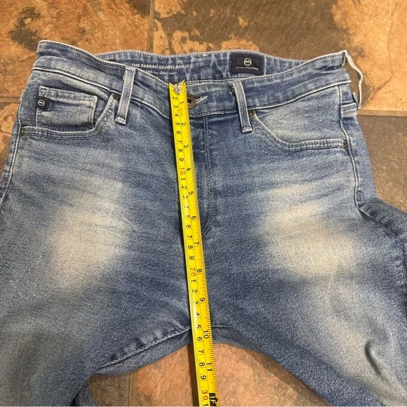 AG Adriano Goldschmied Light Blue Skinny Jeans - THE FARRAH SKINNY ANKLE - Picture 6 of 6